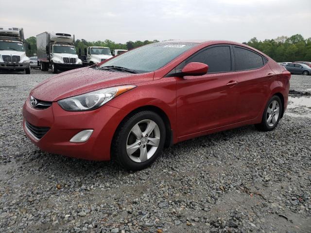 KMHDH4AE7CU417992 - 2012 HYUNDAI ELANTRA GLS BURGUNDY photo 1