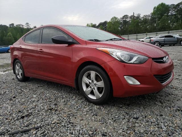 KMHDH4AE7CU417992 - 2012 HYUNDAI ELANTRA GLS BURGUNDY photo 4