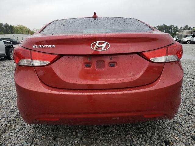 KMHDH4AE7CU417992 - 2012 HYUNDAI ELANTRA GLS BURGUNDY photo 6