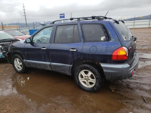 KM8SC73E34U826478 - 2004 HYUNDAI SANTA FE GLS BLUE photo 2