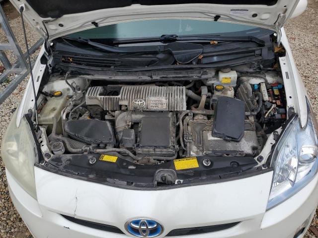 JTDKN3DU5B0261166 - 2011 TOYOTA PRIUS WHITE photo 11