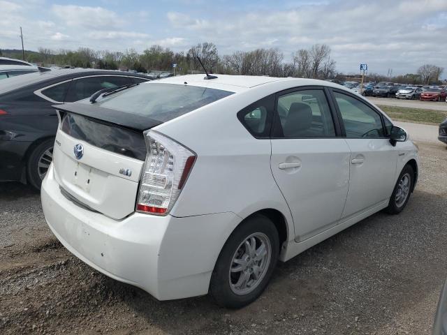 JTDKN3DU5B0261166 - 2011 TOYOTA PRIUS WHITE photo 3