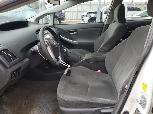 JTDKN3DU5B0261166 - 2011 TOYOTA PRIUS WHITE photo 7