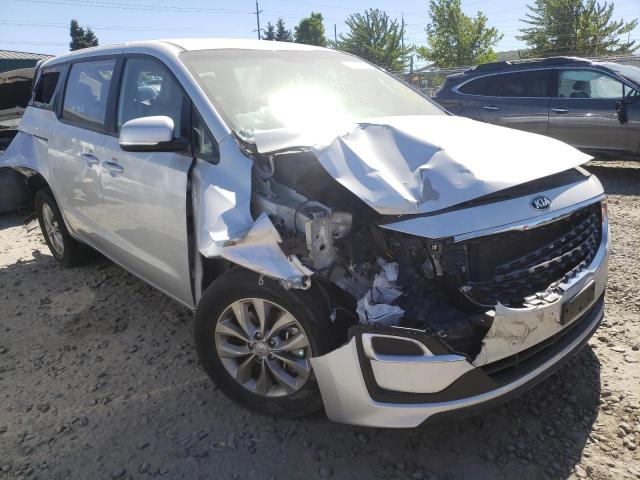 KNDMA5C17K6541529 - 2019 KIA SEDONA L SILVER photo 1