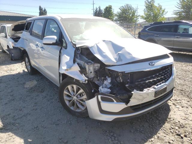 KNDMA5C17K6541529 - 2019 KIA SEDONA L SILVER photo 9