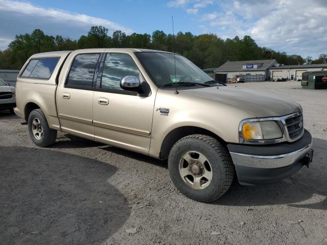 1FTRW07W91KD64617 - 2001 FORD F150 SUPERCREW BEIGE photo 4