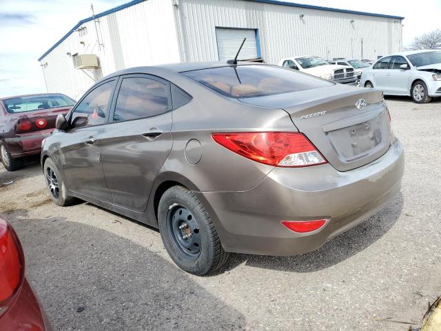 KMHCT4AE1DU530235 - 2013 HYUNDAI ACCENT GLS GRAY photo 2