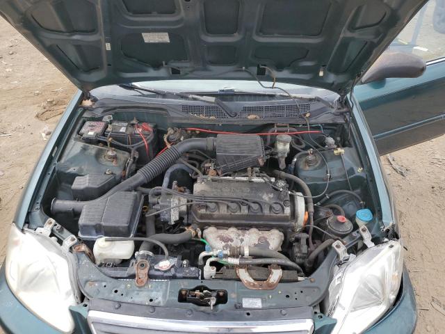 2HGEJ6614YH577855 - 2000 HONDA CIVIC BASE GREEN photo 11