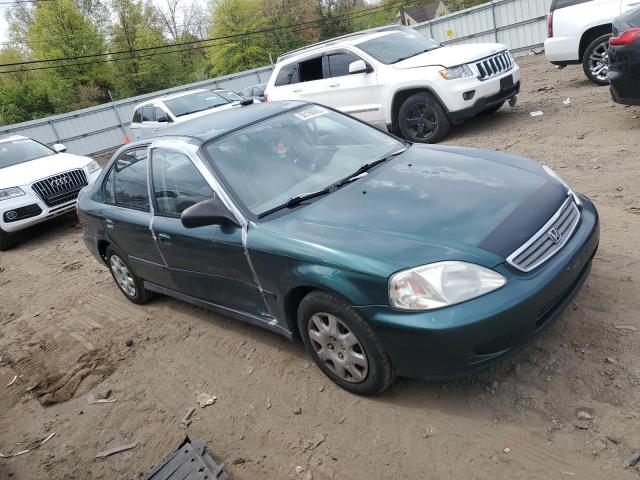 2HGEJ6614YH577855 - 2000 HONDA CIVIC BASE GREEN photo 4