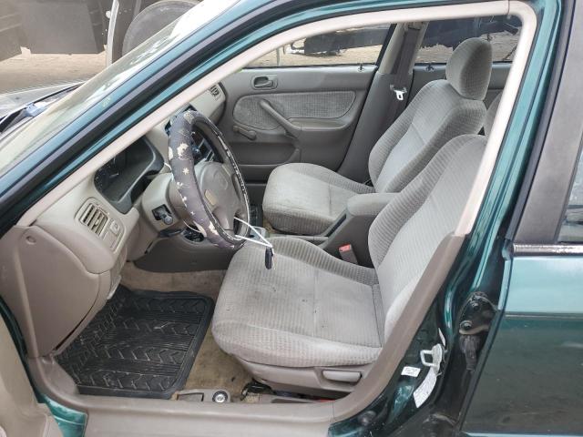 2HGEJ6614YH577855 - 2000 HONDA CIVIC BASE GREEN photo 7