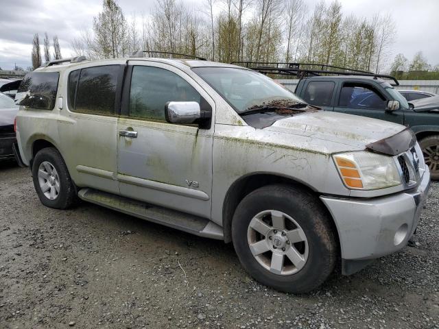 5N1AA08B55N704059 - 2005 NISSAN ARMADA SE SILVER photo 4