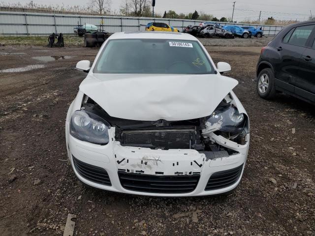 3VWRA7AJ1AM083471 - 2010 VOLKSWAGEN JETTA WOLFSBURG 白色 照片 5