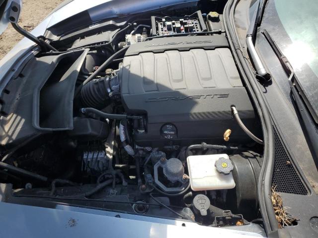 1G1YB2D76H5109957 - 2017 CHEVROLET CORVETTE STINGRAY 1LT SILVER photo 11