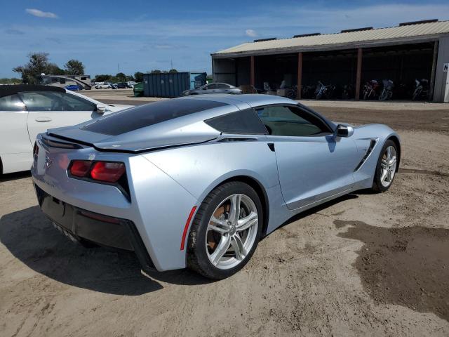 1G1YB2D76H5109957 - 2017 CHEVROLET CORVETTE STINGRAY 1LT SILVER photo 3