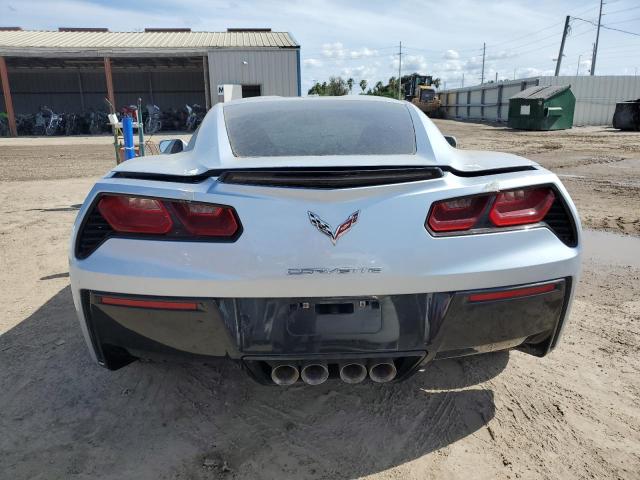 1G1YB2D76H5109957 - 2017 CHEVROLET CORVETTE STINGRAY 1LT SILVER photo 6