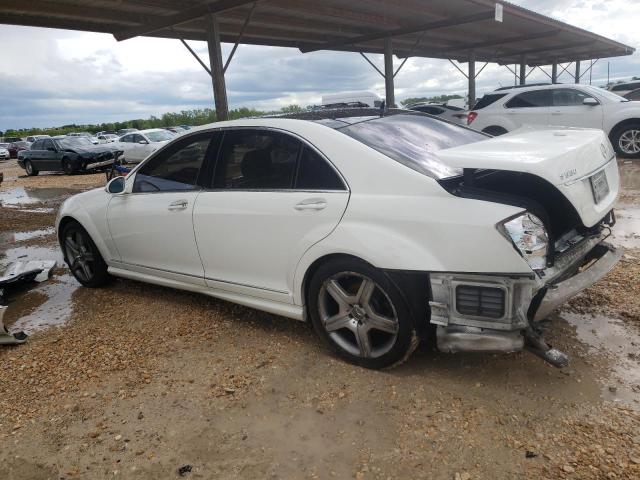 WDDNG71XX7A070556 - 2007 MERCEDES-BENZ S 550 WHITE photo 2