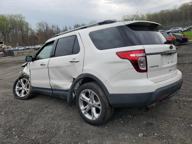 1FM5K8F8XFGC47422 - 2015 FORD EXPLORER LIMITED WHITE photo 2