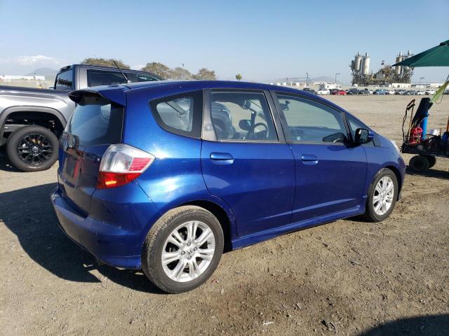 JHMGE884X9S041998 - 2009 HONDA FIT SPORT BLUE photo 3