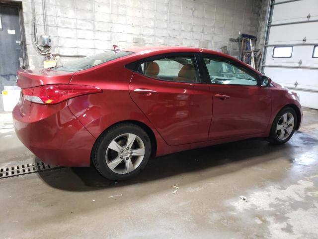 5NPDH4AE3DH379077 - 2013 HYUNDAI ELANTRA GLS RED photo 3