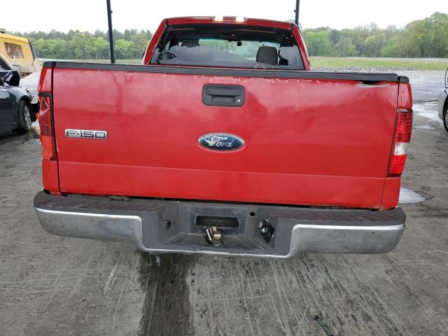 1FTRF12297NA75707 - 2007 FORD F150 RED photo 6