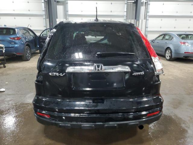 JHLRE4H72AC010047 - 2010 HONDA CR-V EXL BLACK photo 6