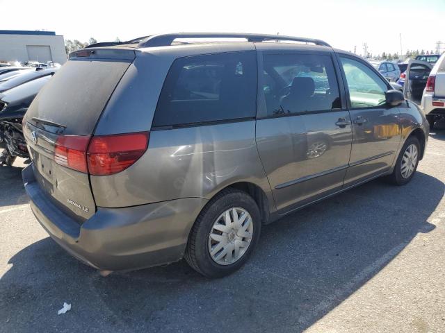 5TDZA23C84S130021 - 2004 TOYOTA SIENNA CE GRAY photo 3