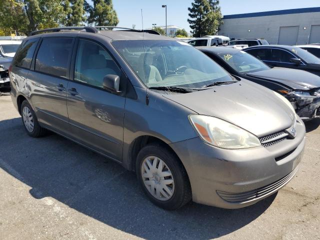 5TDZA23C84S130021 - 2004 TOYOTA SIENNA CE GRAY photo 4