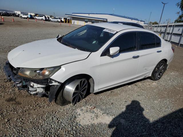 1HGCR2F53FA253254 - 2015 HONDA ACCORD SPORT WHITE photo 1