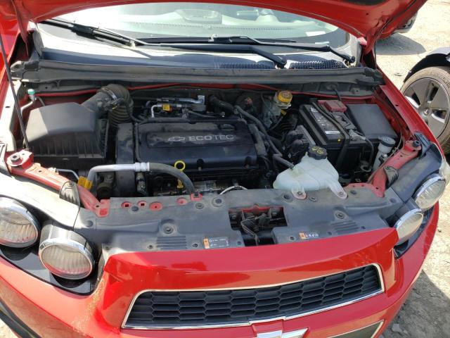 1G1JA5SH8C4133600 - 2012 CHEVROLET SONIC LS RED photo 11