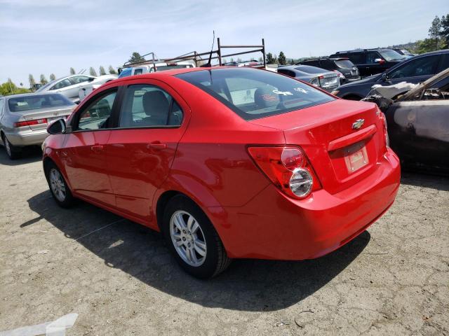 1G1JA5SH8C4133600 - 2012 CHEVROLET SONIC LS RED photo 2