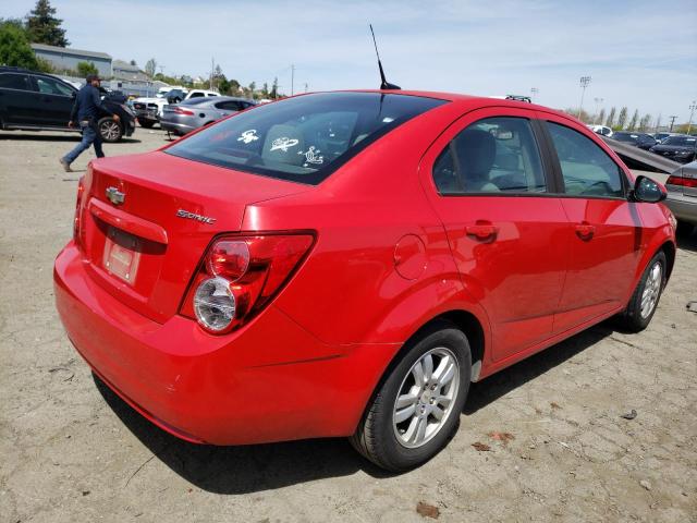 1G1JA5SH8C4133600 - 2012 CHEVROLET SONIC LS RED photo 3