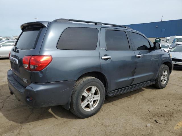 5TDBY68A58S022196 - 2008 TOYOTA SEQUOIA LIMITED GRAY photo 3