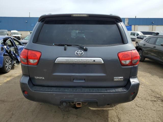 5TDBY68A58S022196 - 2008 TOYOTA SEQUOIA LIMITED GRAY photo 6