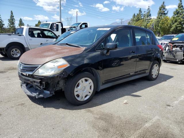 3N1BC1CP2CK287601 - 2012 NISSAN VERSA S BLACK photo 1