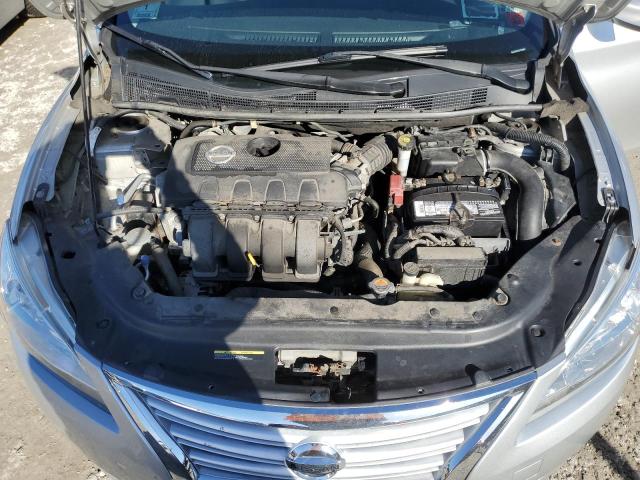 3N1AB7AP2EY335960 - 2014 NISSAN SENTRA S SILVER photo 11