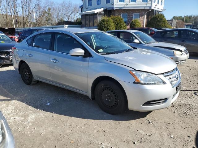 3N1AB7AP2EY335960 - 2014 NISSAN SENTRA S SILVER photo 4