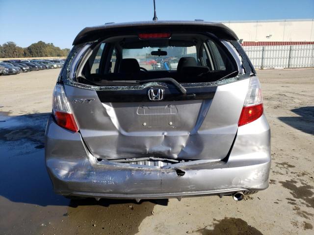 JHMGE88639S027457 - 2009 HONDA FIT SPORT GRAY photo 6