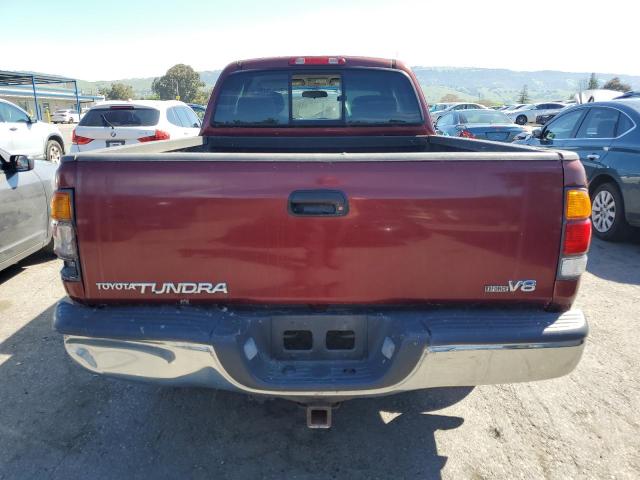5TBRT34183S401325 - 2003 TOYOTA TUNDRA ACCESS CAB SR5 BURGUNDY photo 6