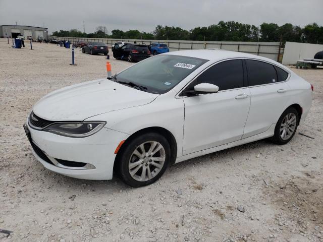 1C3CCCAB0FN713101 - 2015 CHRYSLER 200 LIMITED WHITE photo 1