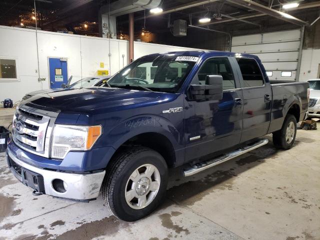 1FTFW1ET0CFC00315 - 2012 FORD F150 SUPERCREW BLUE photo 1