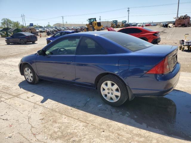 1HGEM22962L053659 - 2002 HONDA CIVIC EX BLUE photo 2