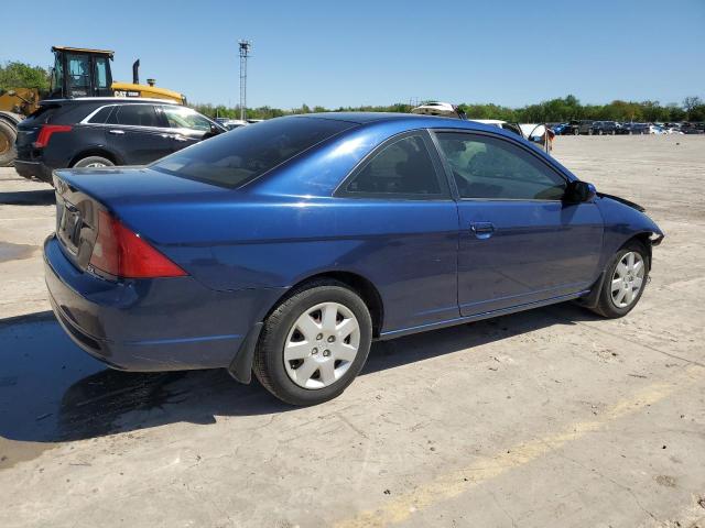 1HGEM22962L053659 - 2002 HONDA CIVIC EX BLUE photo 3