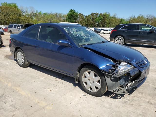 1HGEM22962L053659 - 2002 HONDA CIVIC EX BLUE photo 4