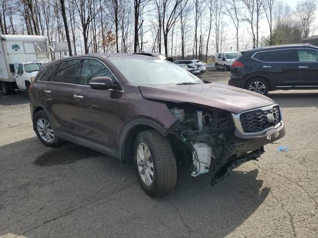 5XYPG4A31KG480640 - 2019 KIA SORENTO L BURGUNDY photo 4