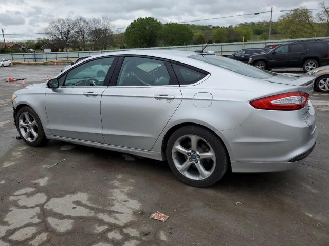 3FA6P0HR5DR191340 - 2013 FORD FUSION SE SILVER photo 2