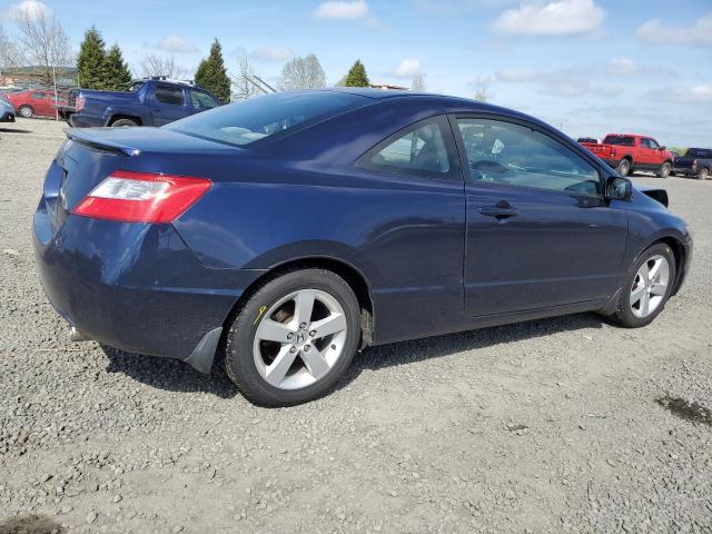 2HGFG12838H541938 - 2008 HONDA CIVIC EX BLUE photo 3