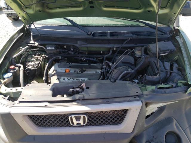 5J6YH28396L017676 - 2006 HONDA ELEMENT LX GREEN photo 11