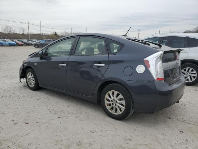 JTDKN3DP6D3046567 - 2013 TOYOTA PRIUS PLUG GRAY photo 2