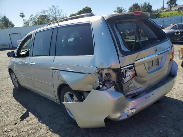 5FNRL38856B102723 - 2006 HONDA ODYSSEY TOURING SILVER photo 2