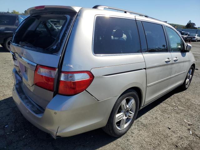 5FNRL38856B102723 - 2006 HONDA ODYSSEY TOURING SILVER photo 3